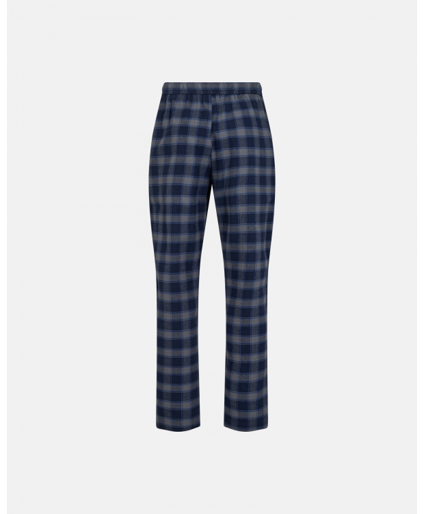 JBS pyjamasbukser i flannel i navy tern til herre billede 4