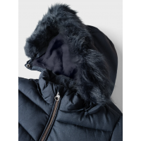 Name it dynejakke med glimmer i dark sapphire til piger