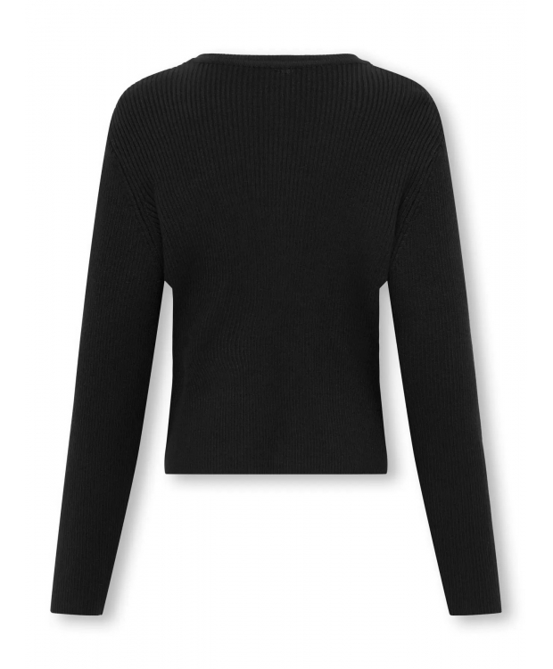 KIDS ONLY Strikket cardigan i sort til piger