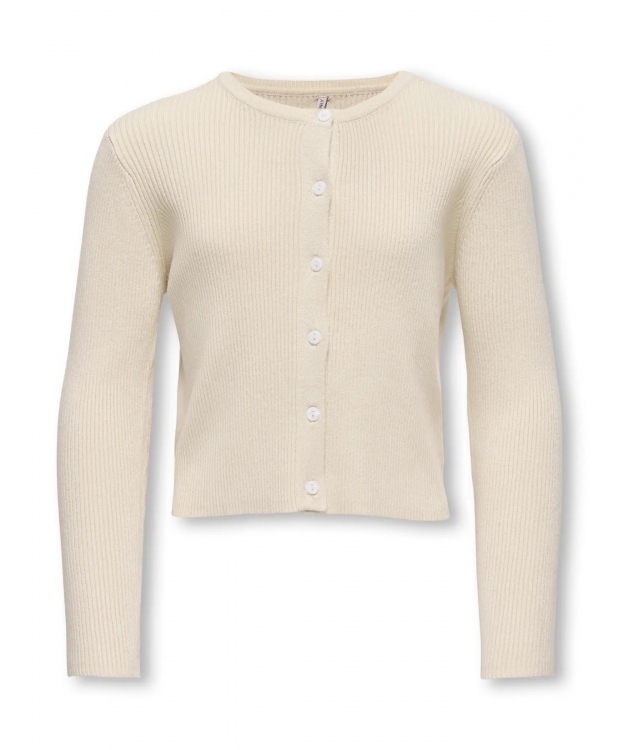 KIDS ONLY Strikket cardigan i lys beige til piger