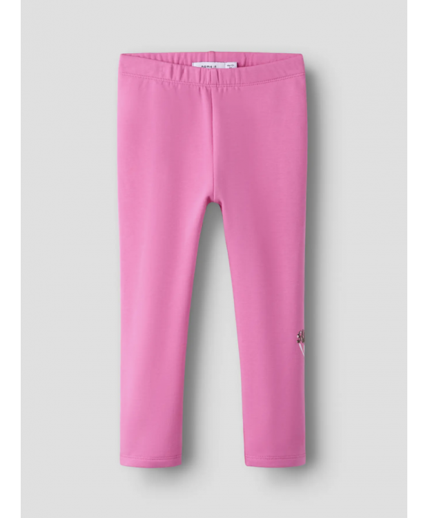 Name it sweat leggings i lyserød til piger