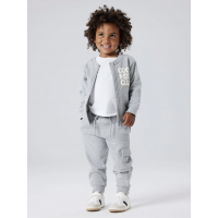 Name it cargo sweatpants i lysegrå til drenge