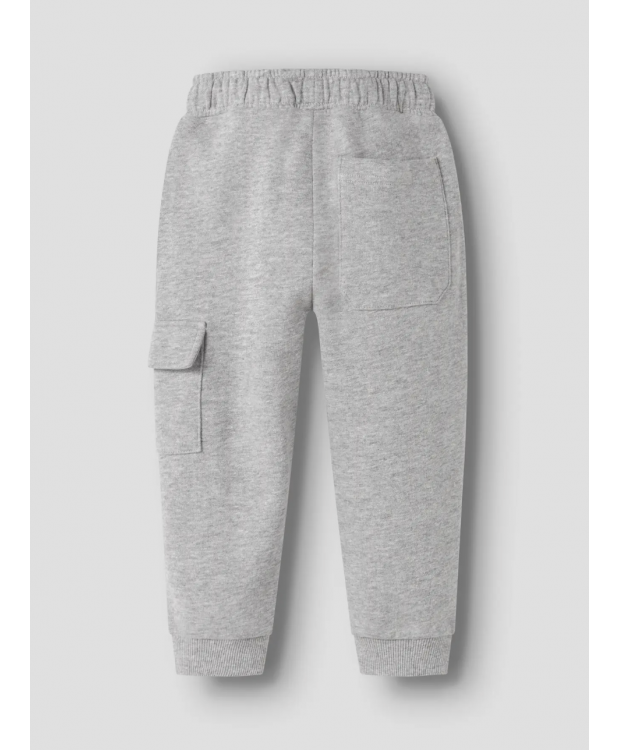 Name it cargo sweatpants i lysegrå til drenge billede 5