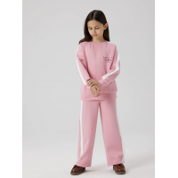 Name it Wide leg sweatpants i lyserød til piger