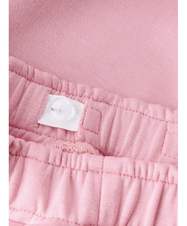 Name it Wide leg sweatpants i lyserød til piger billede 4