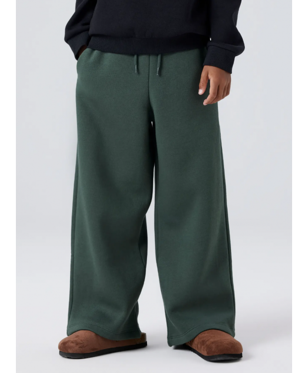 Name it wide leg sweatpants i grøn til drenge billede 3
