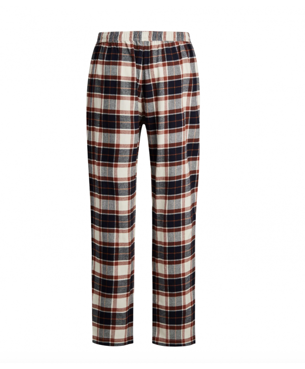 Jack & Jones "Rimon" pyjamasbukser i rød til herre billede 3