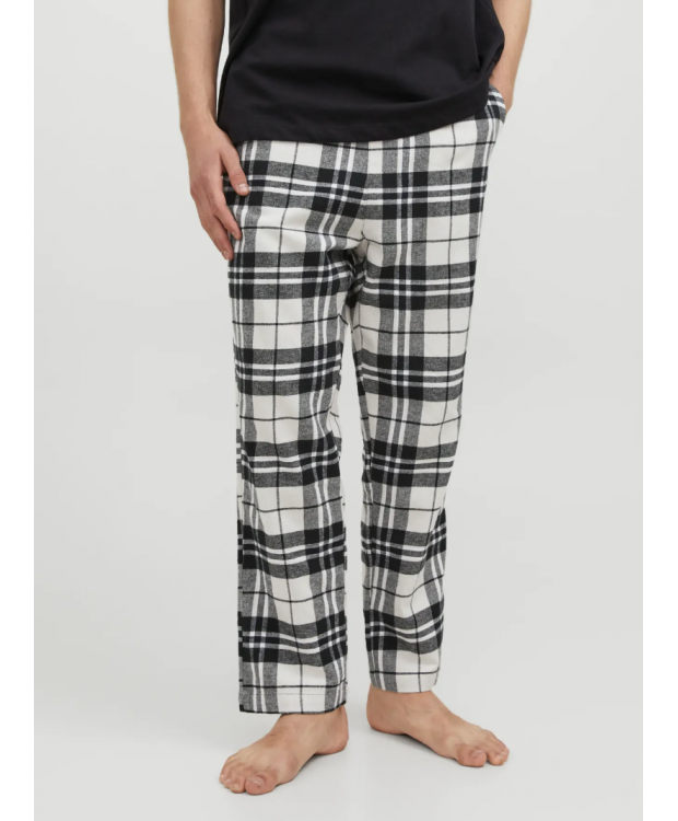 Jack & Jones "Rimon" pyjamasbukser i hvid til herre billede 4