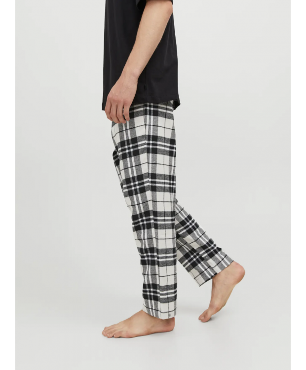 Jack & Jones "Rimon" pyjamasbukser i hvid til herre billede 6