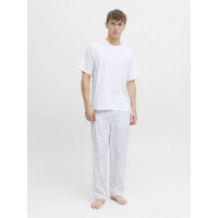 Jack and Jones "Florence" sæt med t-shirt og bukser i hvid til herre