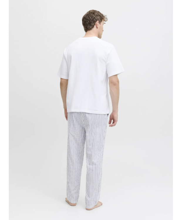 Jack and Jones "Florence" sæt med t-shirt og bukser i hvid til herre billede 4