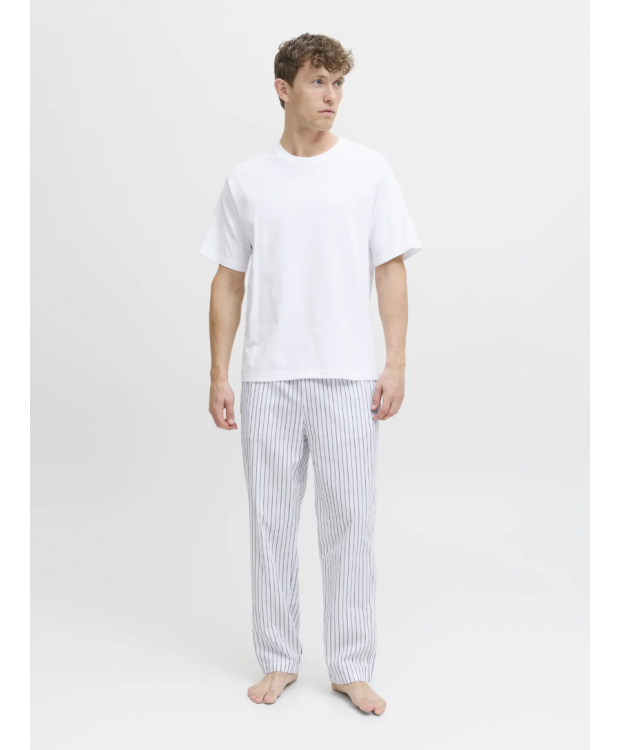 Jack and Jones "Florence" sæt med t-shirt og bukser i hvid til herre billede 5