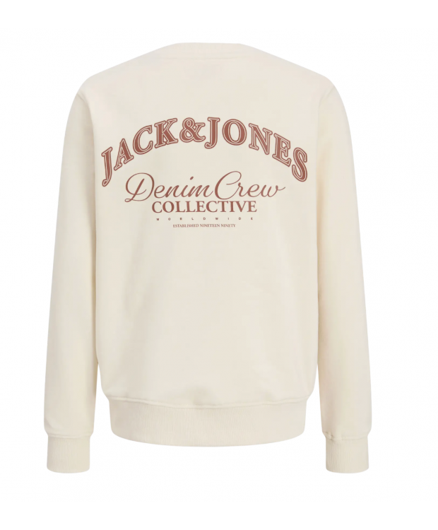 Jack & Jones MINI Sweatshirt i hvid til drenge