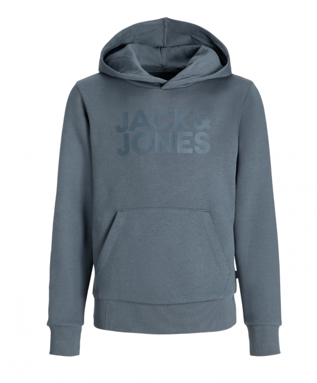 Jack & Jones MINI Hoodie i grå til drenge