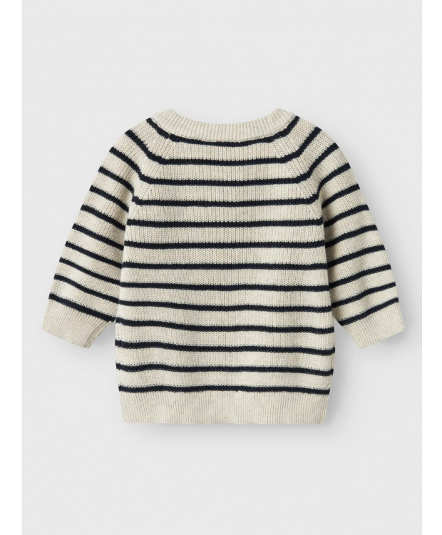 Name it Langærmet strikcardigan i beige til drenge