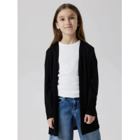 Name it strik cardigan i sort til piger