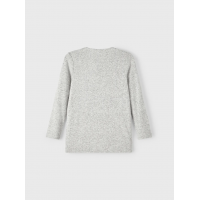 Name it strik cardigan i lysegrå til piger