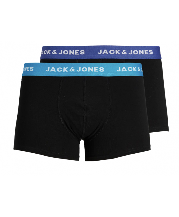 JACK & JONES KIDS 2-PAK ensfarvede trunks til drenge i økologisk bomuld