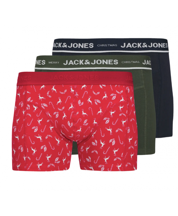 JACK & JONES KIDS 3-Pak Deer-trunks til drenge i økologisk bomuld