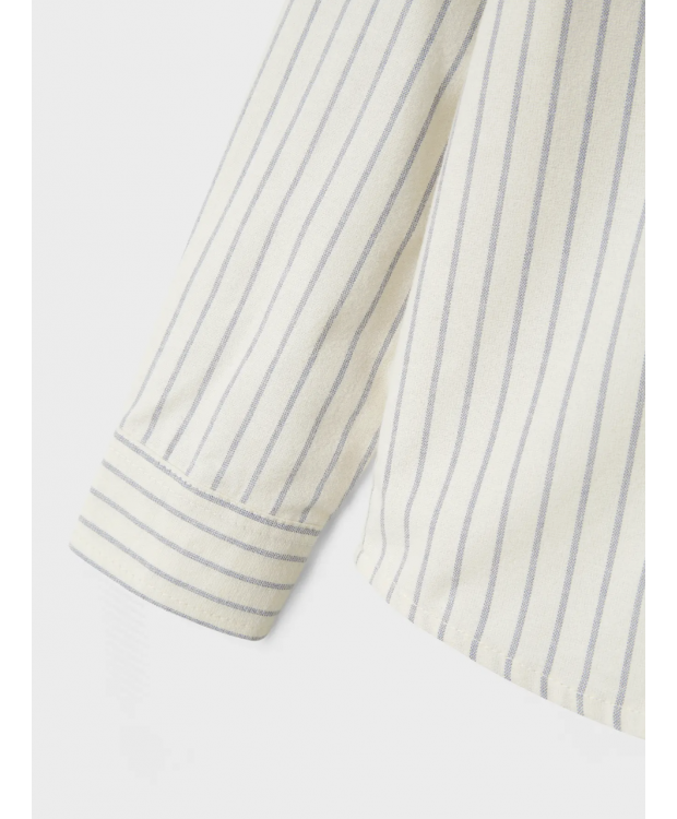 Name it langærmet skjorte i beige til drenge billede 3