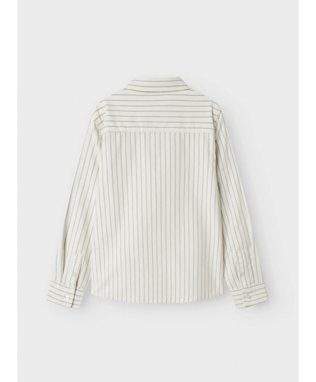 Name it langærmet skjorte i beige til drenge billede 5