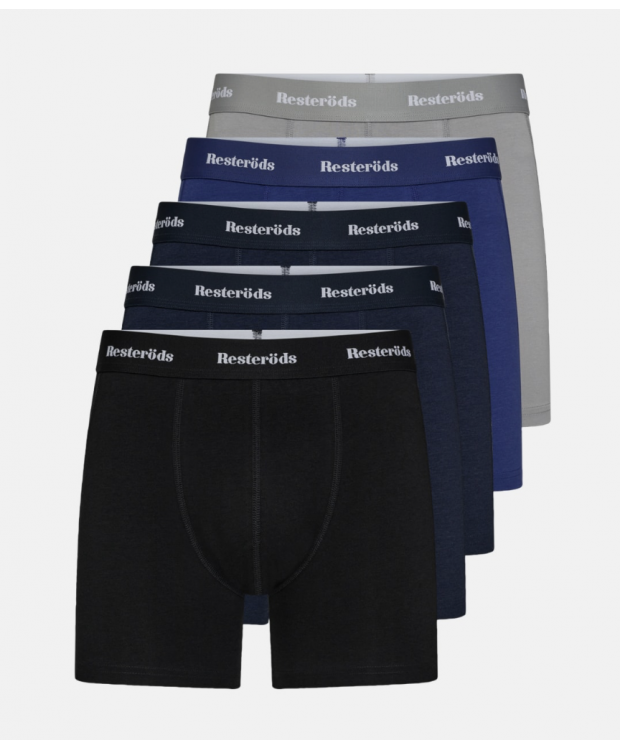 Resteröds  5-pak Kalle bambus trunks til herre