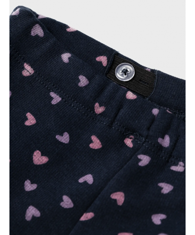 Name it fleece sweat leggings i dark sapphire til piger billede 3