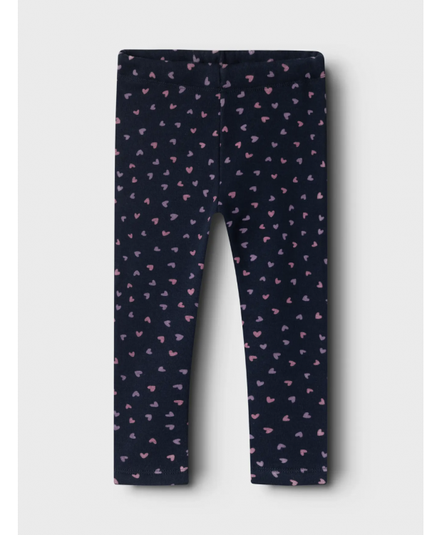 Name it fleece sweat leggings i dark sapphire til piger