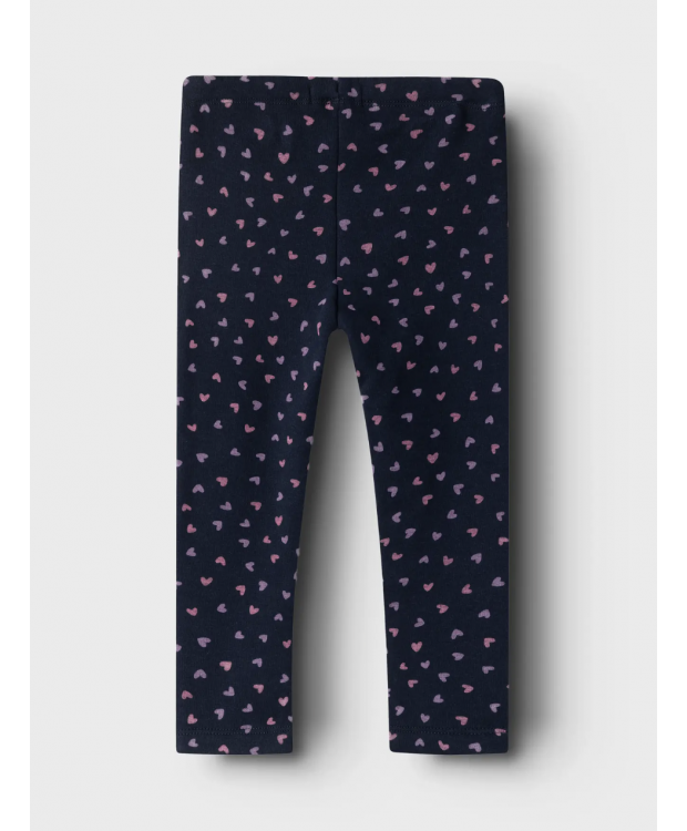 Name it fleece sweat leggings i dark sapphire til piger