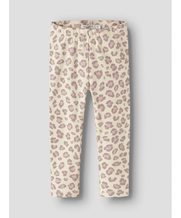 Name it fleece sweat leggings i beige til piger