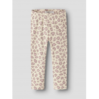 Name it fleece sweat leggings i beige til piger