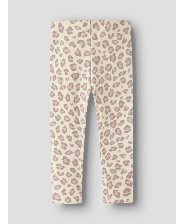Name it fleece sweat leggings i beige til piger