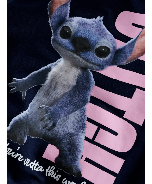 Name it "Stitch" Hoodie i navy blazer til piger