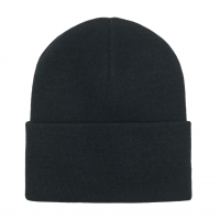 ONLY & SONS sort ONSISAAC Flat Knit Logo Beanie i Onesize