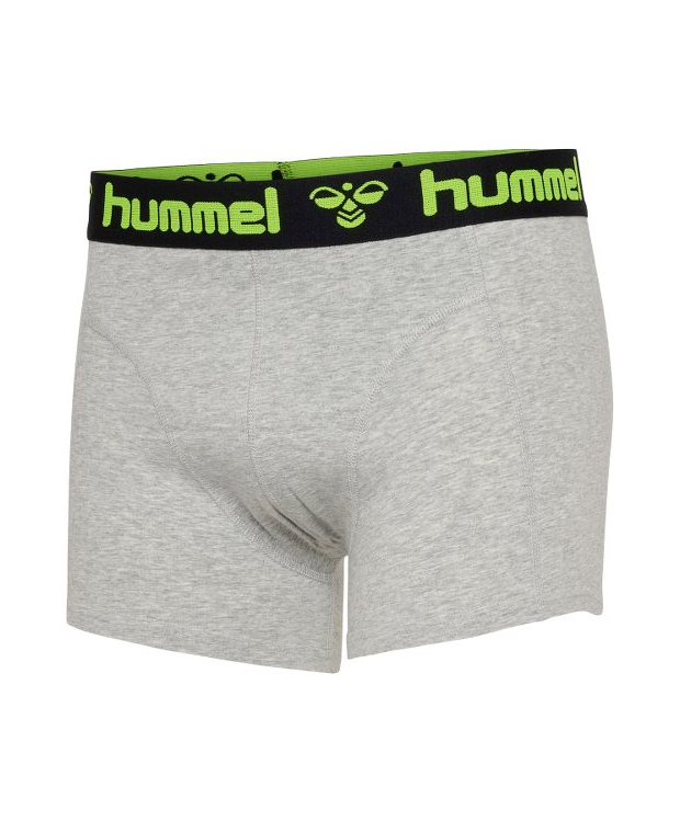 Hummel Mars 2pak underbukser i hvid & lysegrå til herre