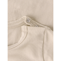 Name it langærmet trøje i beige til baby