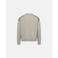 Dovre uldsweater i grå til herre