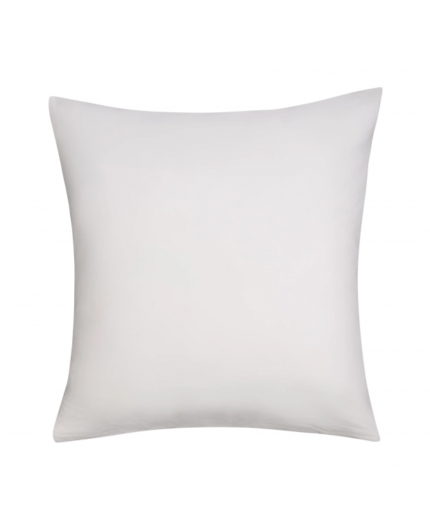 Pudebetræk 60x63 cm - 100% Enzymvasket bomuld - Firm hvid - Nordstrand Home