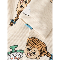 Name it "Pippi langstrømpe" leggings i beige til piger