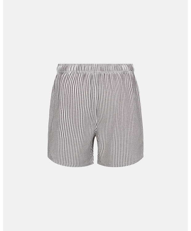 JBS klassiske badeshorts i hvid og brun/grå med striber til herre billede 3
