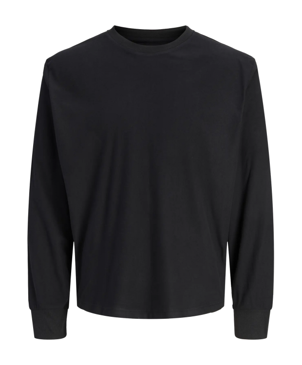 Jack and Jones Herresæt til lounge med Sweater og Sweatpant - sort billede 4