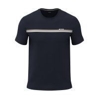 BOSS Authentic t-shirt i bomuld i Mørkeblå til herre