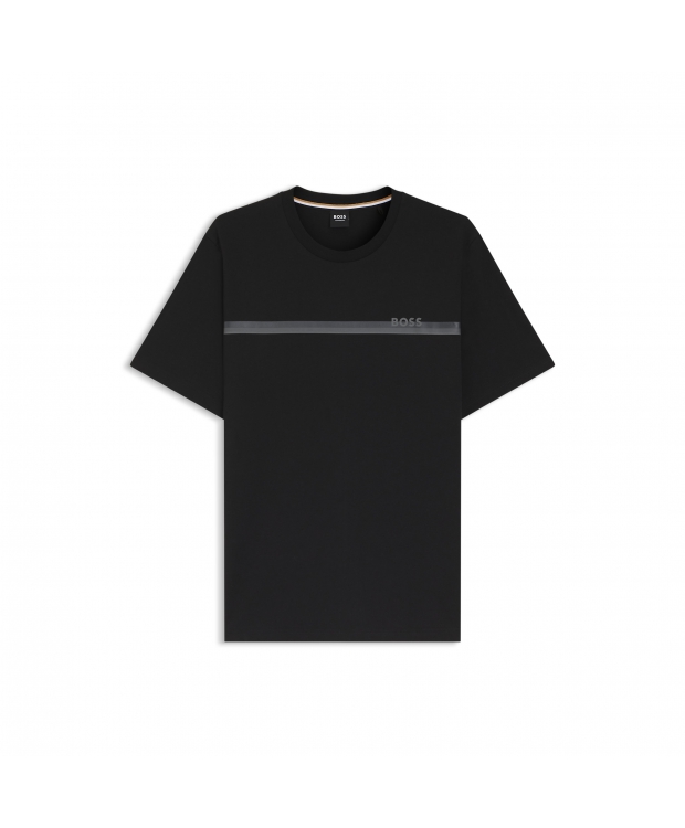 BOSS Authentic t-shirt i bomuld i sort til herre