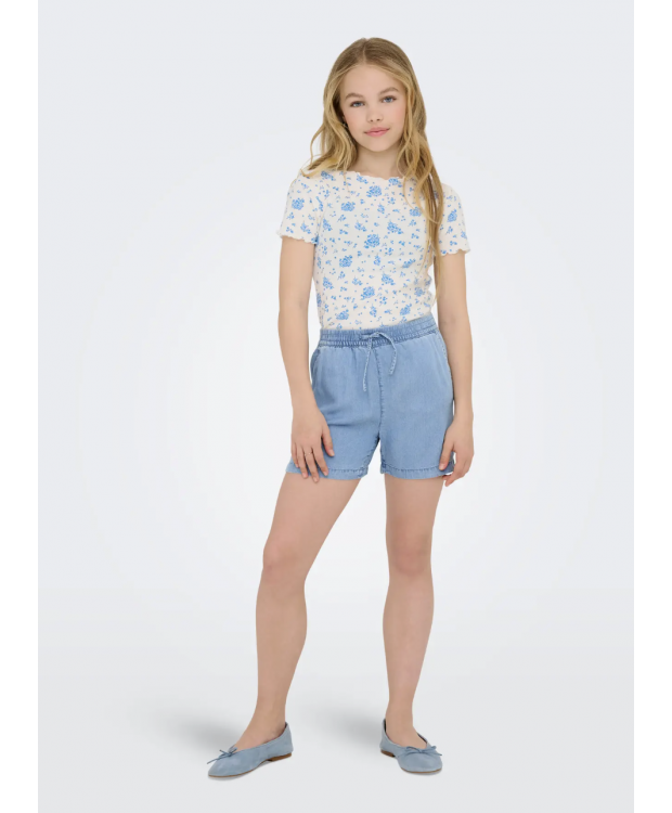 KIDS ONLY KOGPEMA denim shorts i lyseblå til piger