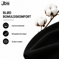 JBS klassiske sorte bomuldsstrømper til mænd
