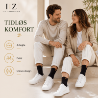iZ Copenhagen Luxury Bambusstrømper i Sort – Premium Bambusstrømper til Dame & Herre