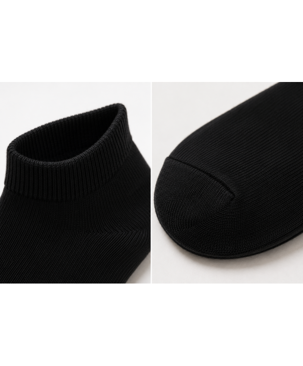 iZ Sock Luxury bambus-ankelstrømper sort unisex – 35–49 billede 7