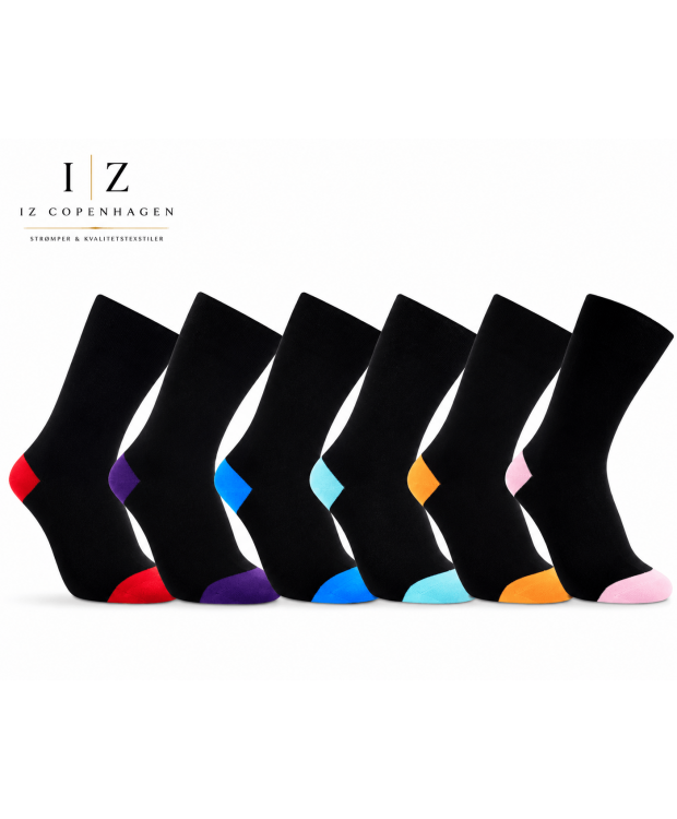 iZ Sock Luxury bambusstrømper 6-pak unisex