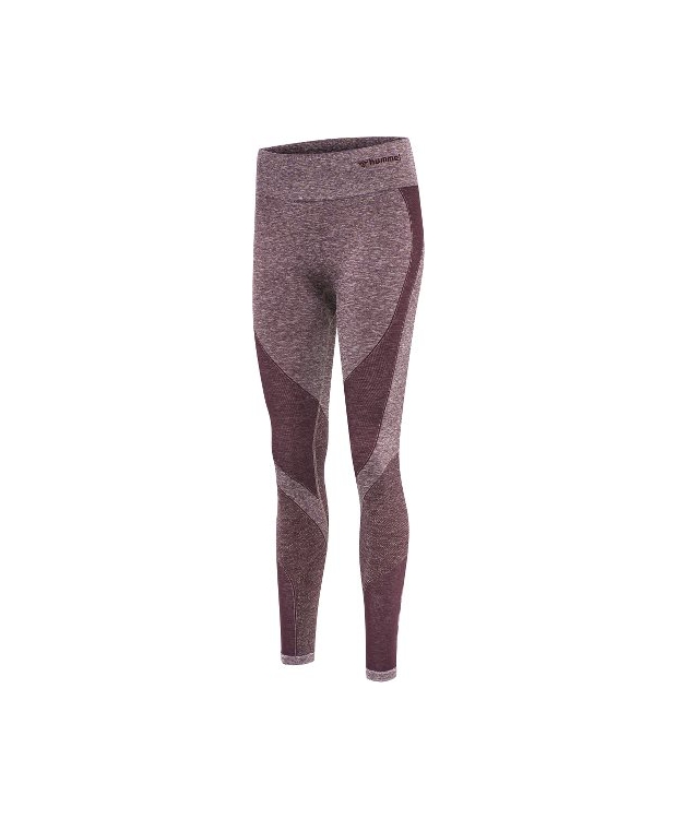 Hummel KADY Seamless High Waist Tights i Fudge Melange til kvinder