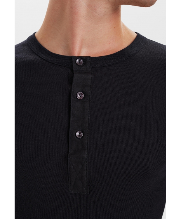 JBS langærmet T-shirt med knapper sort herre – XL–XXXL billede 4